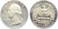 USA 1/4 Dollar - Quarter 1985 S Quarter - Washington FB