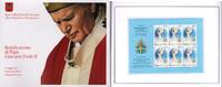 Vatikan - Kirchenstaat Numsbrief mit Coincard Papst Johannes Paul II. - Seligsprechung -