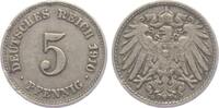 Kaiserreich 5 Pfennig 5 Pfennig - großer Adler -