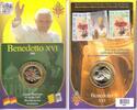 Vatikan Medaille auf Numiskarte / Numisbrief Papst Benedikt XVI. - Kardinal Joseph Ratzinger wird Papst -