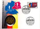 DDR 10 Mark auf Numisbrief Numisbrief - Fremde Armeen auf deutschem Boden - Warschauer Vertrag -
