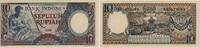 Indonesien 10 Rupiah / Rupien Banknote - Indonesien - 10 Rupiah - 1958 - Bank Indonesia -
