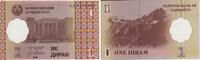 Tadschikistan 1 Diram Banknote - Tadschikistan - 1999 - 1 Diram - Berg - Gebäude -