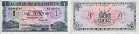 Irland, Nord 1 Pound Banknote - Irland - 1976 - 1 Pound - Hafen - Schiffe - Ulster Bank Ltd. -
