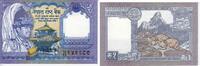 Nepal 1 Rupee / Rupie Banknote - Nepal - 1 Rupee / Rupie - 1974 - Tempel - Rehe - Rotwild -