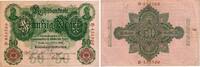 Kaiserreich 50 Mark Kaiserreich - Reichsbanknote - 50 Mark - 1906 - KN-Nr. 6stellig -