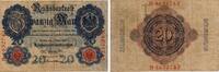 Kaiserreich 20 Mark Kaiserreich - Reichsbanknote - 20 Mark - 1907 -
