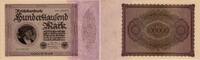 Weimarer Republik 100.000 Mark Inflation - Weimarer Republik - 1923 - 100.000 Mark - Kn-Nr. 6-stellig - FZ D -