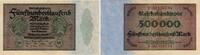 Weimarer Republik 500.000 Mark Inflation - Weimarer Republik - 1923 - 500.000 Mark - Kn-Nr. 8stellig - je 2x -