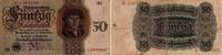 Weimarer Republik 50 Reichsmark Deutsche Reichsbank - Weimarer Republik - 1924 - 7-stell. - M/U -