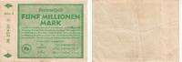 Banknote - Kreisnotgeld - Dillenburg / Dillkreis - 5 Millionen Mark - 1923 TB-TTB