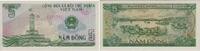 Vietnam 5 Dong Banknote - Vietnam - 1985 - 5 Dong - Gebäude - Schiffe - Boote - Brücke -
