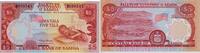 Banknote - West Samoa - 1980 - 5 Tala - Junge beim Schreiben - Bucht - Flagge SPL