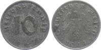 Drittes Reich 10 Reichspfennig 10 Reichspfennig - mit Hakenkreuz -