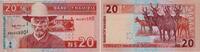 Namibia 20 Dollars Banknote - Namibia - 1996 - 20 Dollars - Red Hartebeest - Kuhantilope - Tiere -