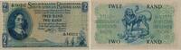 Südafrika 2 Rand Banknote - Südafrika - 1961 - 2 Rand - Löwe - Segelschiffe - Schiffe -