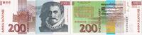 Slowenien 200 Tolarjev Banknote - Slowenien - 1992 - 200 Tolarjev - Iacobus Gallus - Komponist - Musik -
