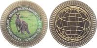 Deutschland - BRD Medaille - farbig Graues Riesenkänguruh - Känguruh - Beuteltier - Tiere -