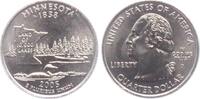 USA 1/4 Dollar - Quarter 2005 D Statehood Minnesota - Land of 10.000 Seen SPL