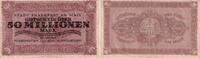 Frankfurt / Main 50 Millionen Mark Banknote - Stadt Frankfurt - 1932 - 50 Millionen Mark - Kn-Nr. grün 6-stellig -