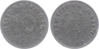 Drittes Reich 10 Reichspfennig 10 Reichspfennig - mit Hakenkreuz -