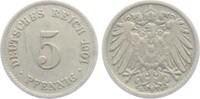 Kaiserreich 5 Pfennig 5 Pfennig - großer Adler -