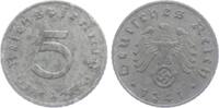 Drittes Reich 5 Reichspfennig 5 Reichspfennig - mit Hakenkreuz -