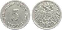 Kaiserreich 5 Pfennig 5 Pfennig - großer Adler -