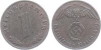 Drittes Reich 1 Reichspfennig 1 Reichspfennig - mit Hakenkreuz -