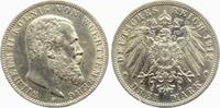 Württemberg - Kaiserreich 3 Mark König Wilhelm II. von Württemberg -
