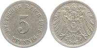Kaiserreich 5 Pfennig 5 Pfennig - großer Adler -