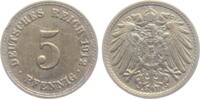 Kaiserreich 5 Pfennig 5 Pfennig - großer Adler -