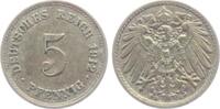 Kaiserreich 5 Pfennig 5 Pfennig - großer Adler -