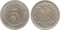 Kaiserreich 5 Pfennig 5 Pfennig - großer Adler -