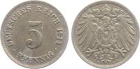 Kaiserreich 5 Pfennig 5 Pfennig - großer Adler -