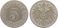 Kaiserreich 5 Pfennig 5 Pfennig - großer Adler -