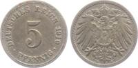 Kaiserreich 5 Pfennig 5 Pfennig - großer Adler -