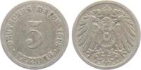 Kaiserreich 5 Pfennig 5 Pfennig - großer Adler -