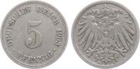 Kaiserreich 5 Pfennig 5 Pfennig - großer Adler -