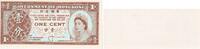 Hong Kong 1 Cent Banknote - Hong Kong - o.J. - Elisabeth II. - 1 Cent - Rückseite unbedruckt -