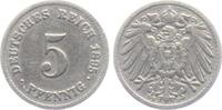 Kaiserreich 5 Pfennig 5 Pfennig - großer Adler -