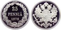 Finnland 25 Penniä (NP) Replik - 25 Penniä - Zar Alexander II. - mit nummeriertem Echtheitzertifikat -