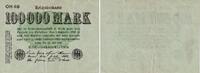 Inflation 100000 Mark Banknote - 100000 Mark - 1923 - Hakensterne - Serie OH 48 -
