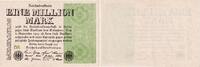 Inflation 1 Million Mark Banknote - 1 Million Mark - 1923 - Kn-Buchst. BK grün -