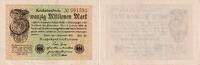 Inflation 20 Millionen Mark Banknote - 20 Millionen Mark - 1923 - Kn-Nr. braun 6-stellig - Serie MR-20 -