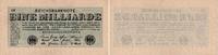 Inflation 1 Milliade Mark Banknote - 1 Milliade Mark - 1923 - FZ schwarz AK -