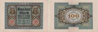 Inflation 100 Mark Banknote - 100 Mark - 1920 - Kn-Nr. rot - 8-stellig - J/E -