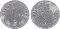 Drittes Reich 1 Reichspfennig 1 Reichspfennig - mit Hakenkreuz -