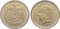 Monaco 1 Franc ohne Jahr Louis II. (1922-1949) SUP