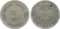 Kaiserreich 5 Pfennig 5 Pfennig - großer Adler -